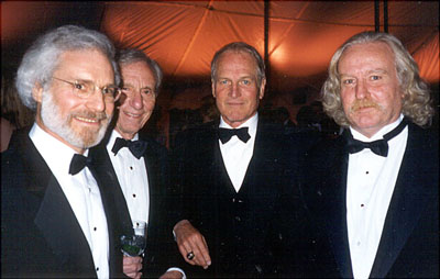 Peter with Paul Newman at the PEN/Newman's Own Awards